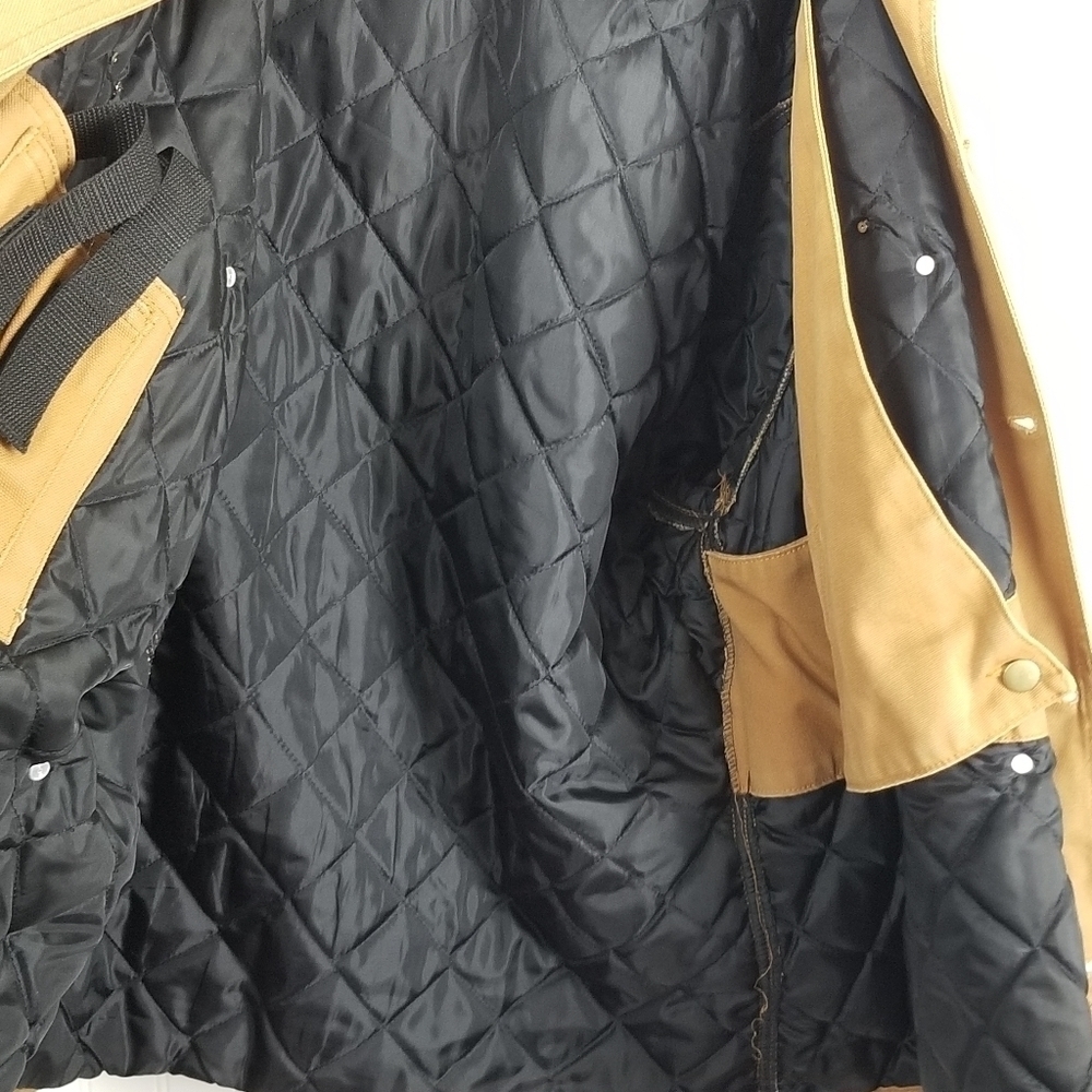 VTG Barn Field Coat Canvas Quilt Lined Made USA XXXL Winter Guide Gear Hunting - Picture 5 of 16